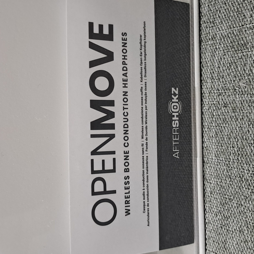 Aftershokz Openmove Slate Grey Wireless Bone Conduction Headphones AS660 Sealed - Picture 7 of 8
